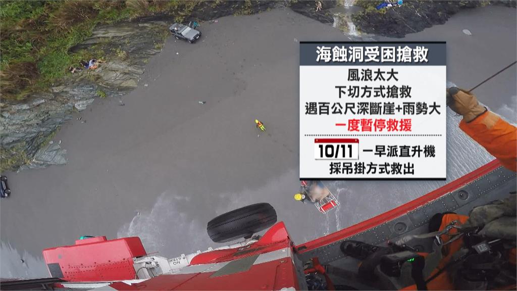 16人「颱風天」受困神秘海灘！空勤直升機73萬搜救費「全民買單」