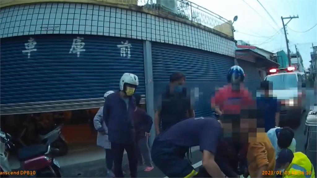 腳卡腳踏車縫!11歲男童痛到狂慘叫 警消到場急救援
