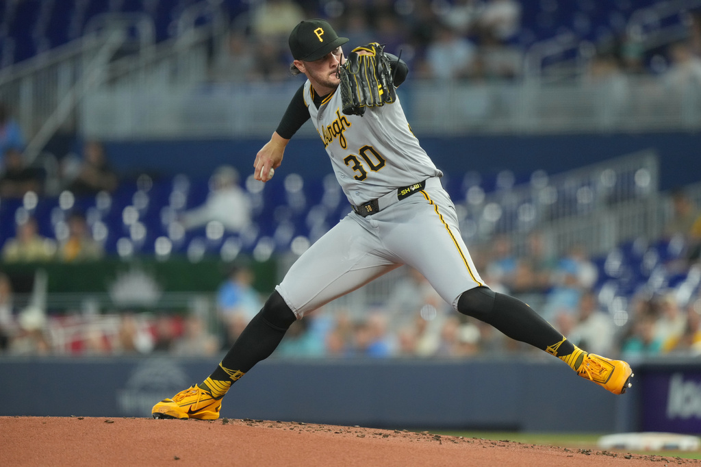 MLB(影)／暫甩球速下降低潮！海盜賽揚王牌和比基尼女友在邁阿密海灘散心