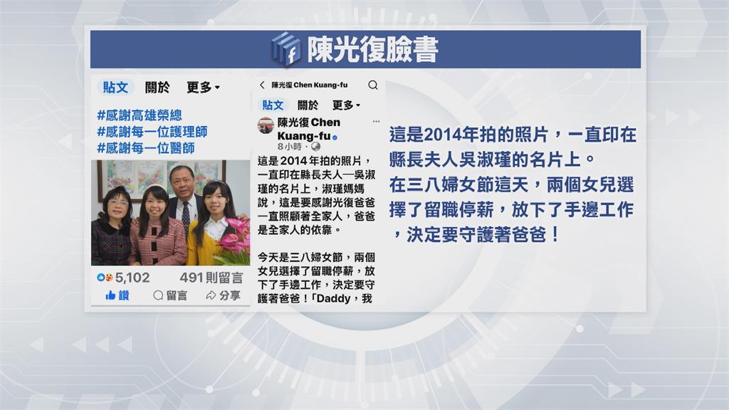 澎湖縣長陳光復初一跌倒送醫　教會曝最新病況！