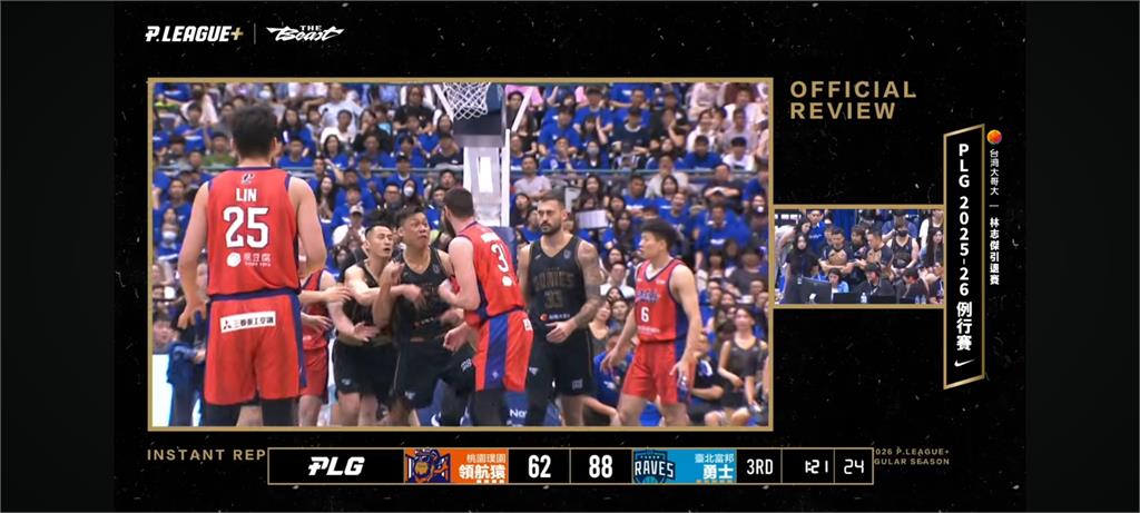 PLG(影)/大場面傑哥怒了!阿提諾硬跨 林志傑野獸爆發許總咆嘯被插T