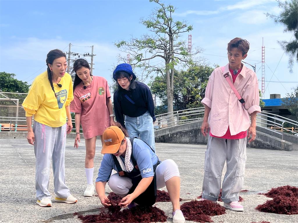 《綜藝新時代》張家瑋洗石花菜太累!路邊M字腿讓路人快要流鼻血
