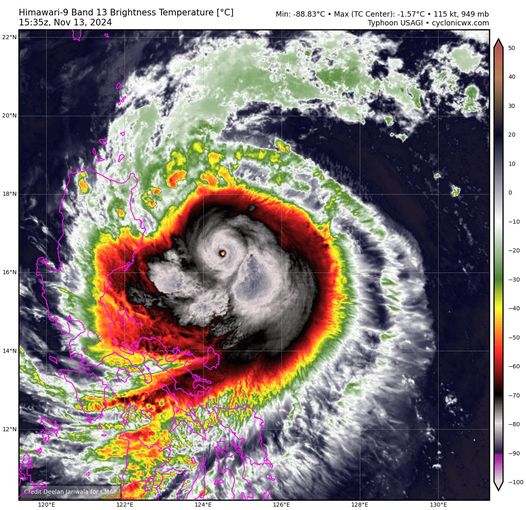 中颱天兔「長針眼」爆1現象挑戰強颱!雨炸「3地區」…專家曝颱風假機率