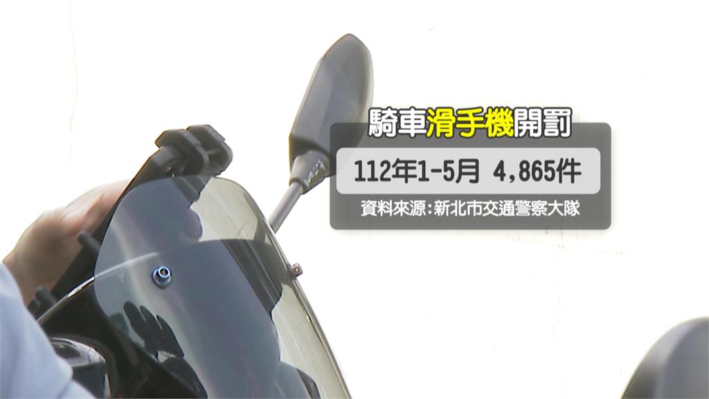 別再滑手機了! 北市滑手機開罰逾「4千件」