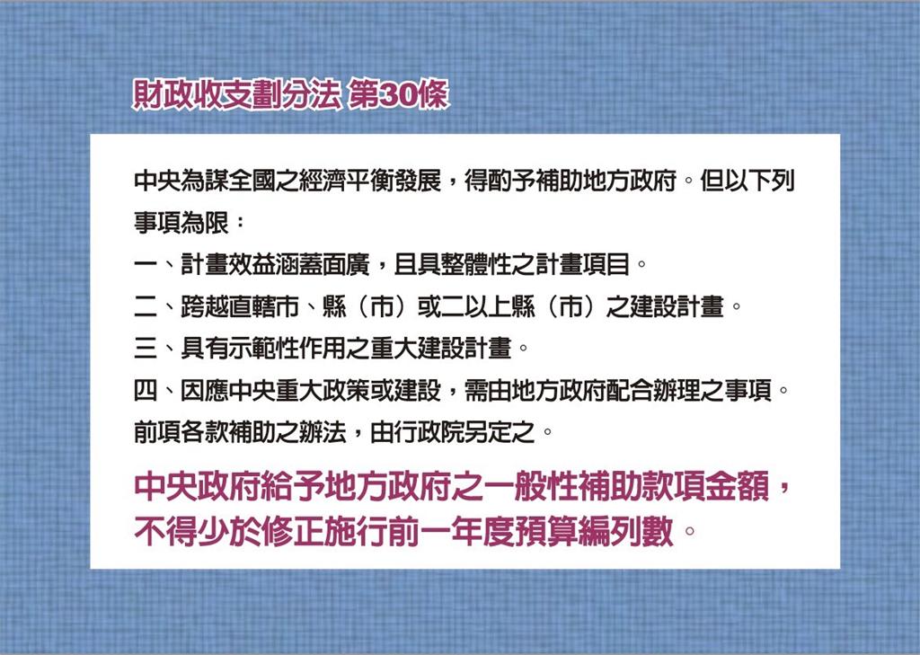 快新聞/政院統刪地方補助款 他建議「這方法」重新分配:讓真正的罪魁禍首負責