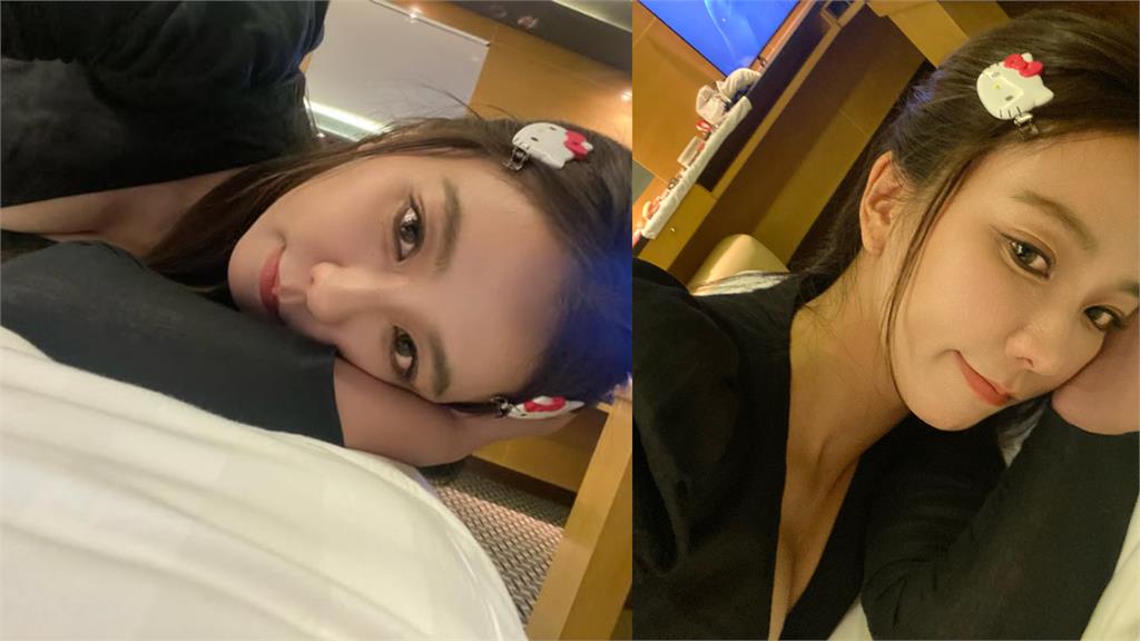 周曉涵出國放送「晚安床照」！犯規視角「狂洩SSR猛料」網見這1處不對勁