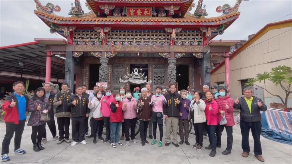 陳亭妃披綠袍選台南 啟動"鐵馬感恩之旅"騎遍37區