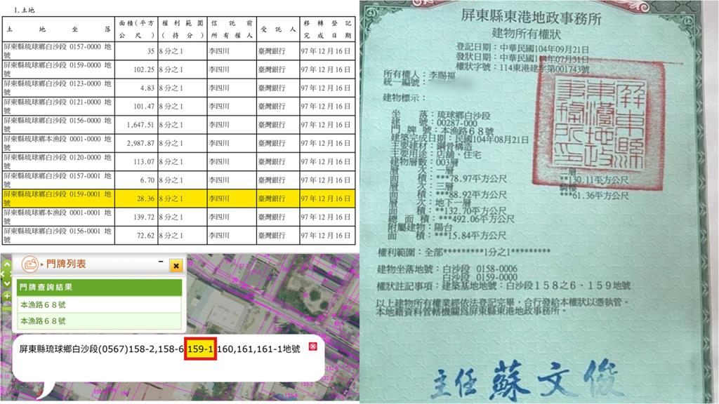 李四川「秀權狀急切割」慘遭打臉!四叉貓再揭1破綻:這樣解釋有比較好嗎?