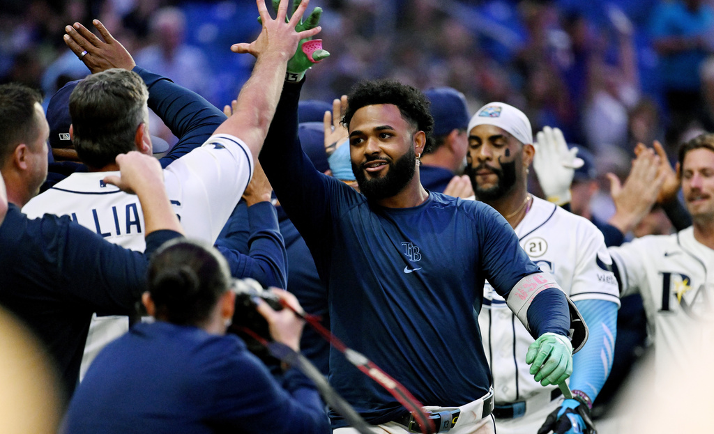 MLB(影)／5天兩度再見轟！光芒23歲巨砲太狂卡米內羅41轟獨居美聯第一