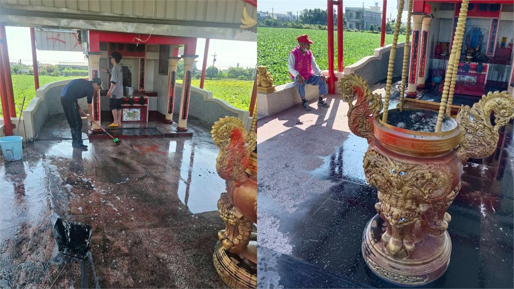 高雄土地公廟遭「潑黑漆、丟蛇」!神明降駕「訴1事」真相曝光竟是他搞的鬼