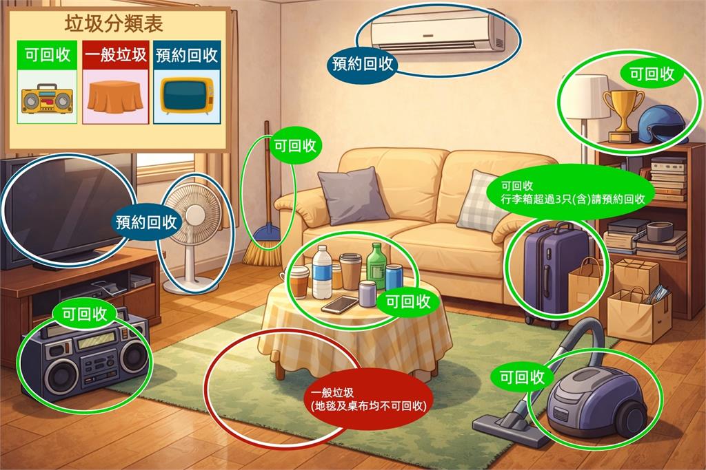 北市春節垃圾清運曝!8天「巨無霸」垃圾全停收,初一就這樣…