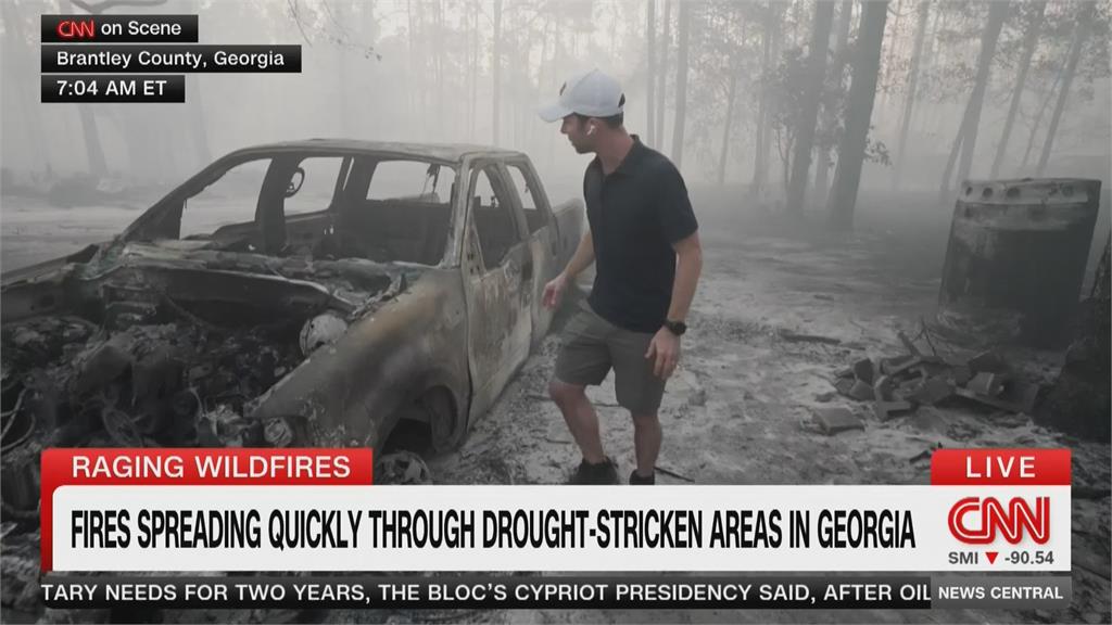 美國天災不斷！喬治亞州野火狂燒　奧克拉荷馬州遭龍捲風襲擊