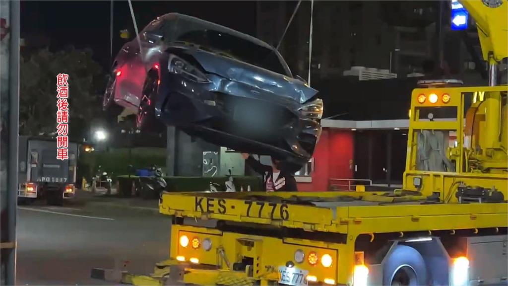 雲林北港轎車逆向撞客運！ 駕駛酒測值0.85「車上還有酒」