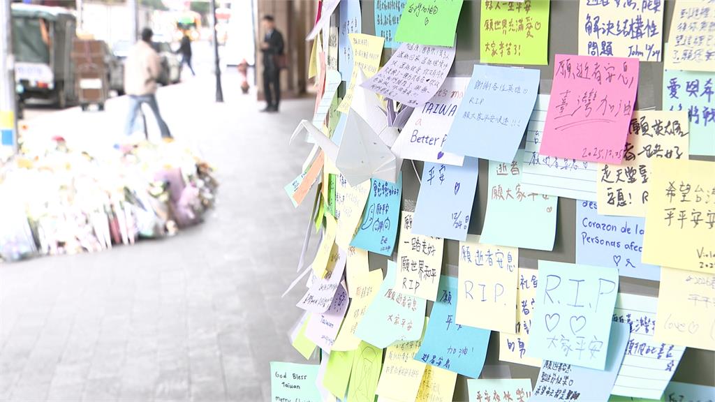 警查影像追留言者　誠品悼念牆驚見「要殺更多人」恐嚇紙條