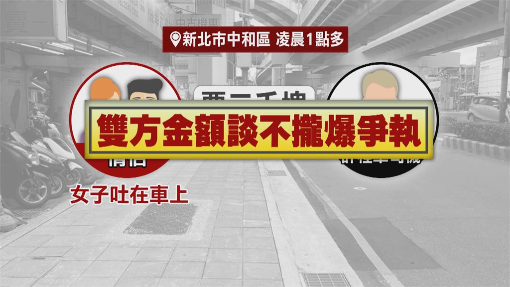 友人醉吐小黃遭收3千清潔費 男怒拍警安全帽