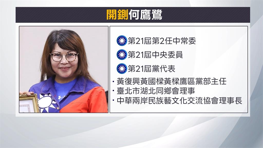 推崇統一！　中配中常委何鷹鷺"停職處分"　林楚茵：棄車保黨主席