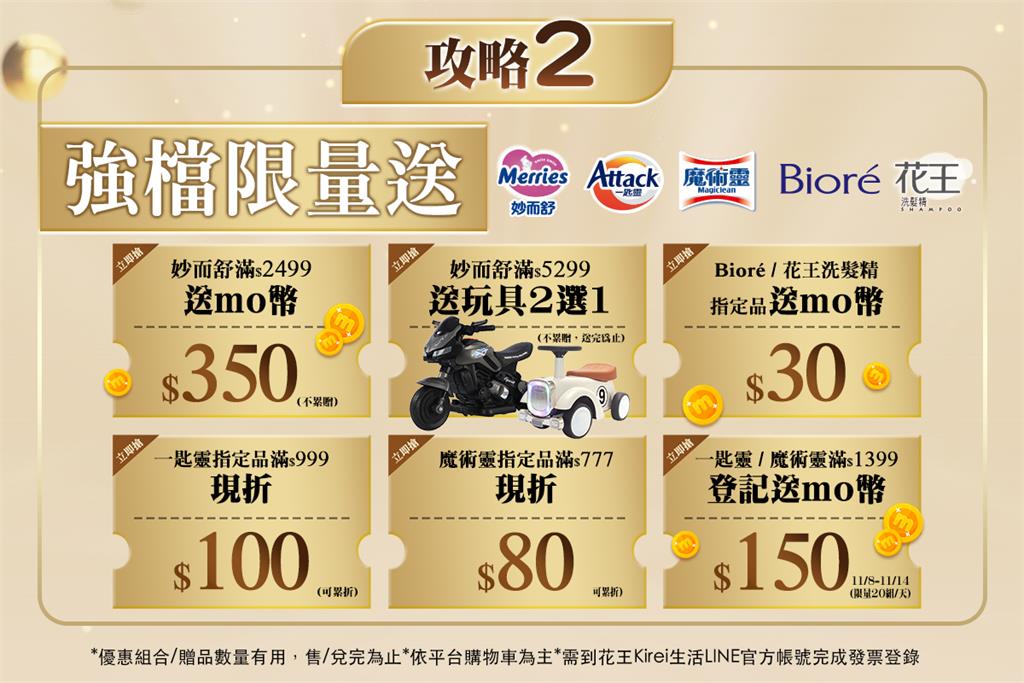 <momo雙11 > 花王荷包放大術! 生活用品這樣買最省!