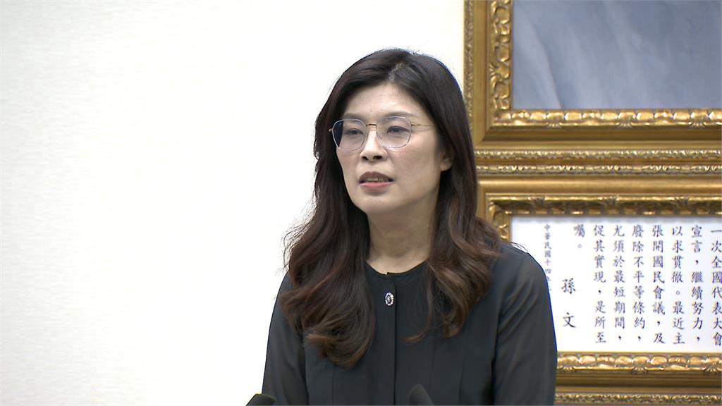 尷尬！「一身綠」出席中常會和鄭麗文握手　何鷹鷺喊：我變綠的！