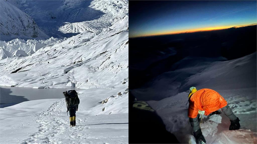 「登山女神」曾格爾完攀世界14座高峰！8千米攻頂喊：台灣第1人