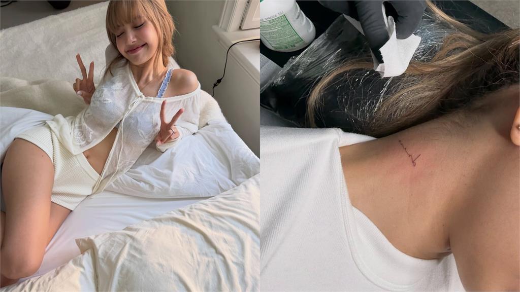 Lisa露肚躺床、透視裝…深夜狂發逾50張！車廂「百朵巨型玫瑰花束」疑放閃