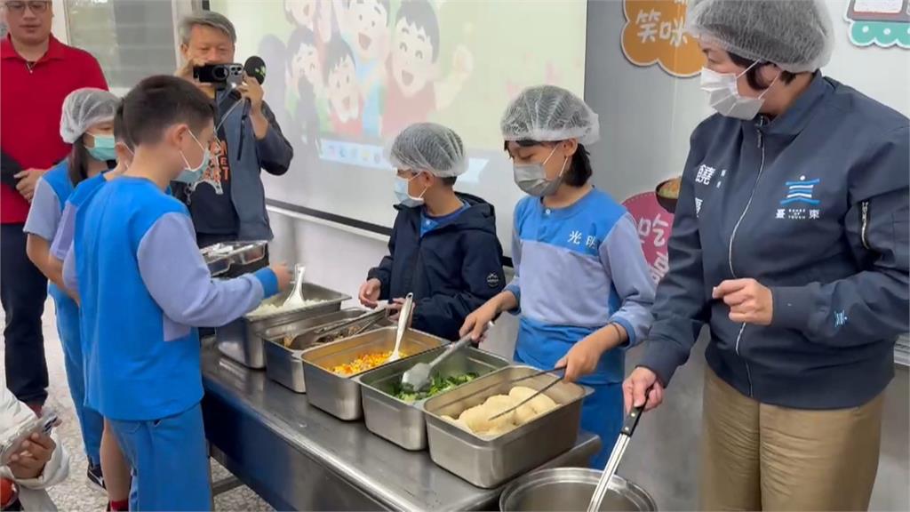 台東公立國中小營養午餐全面免費　饒慶鈴：把關食安