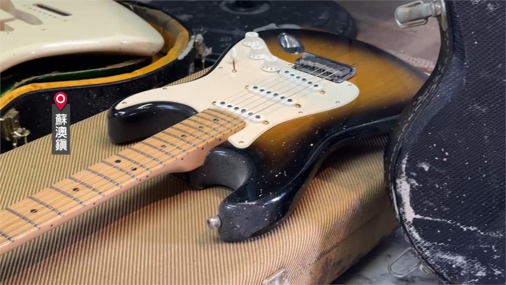 暴雨灌蘇澳!吉他店泡水全報廢 噩夢重演!百貨業者損失近千萬