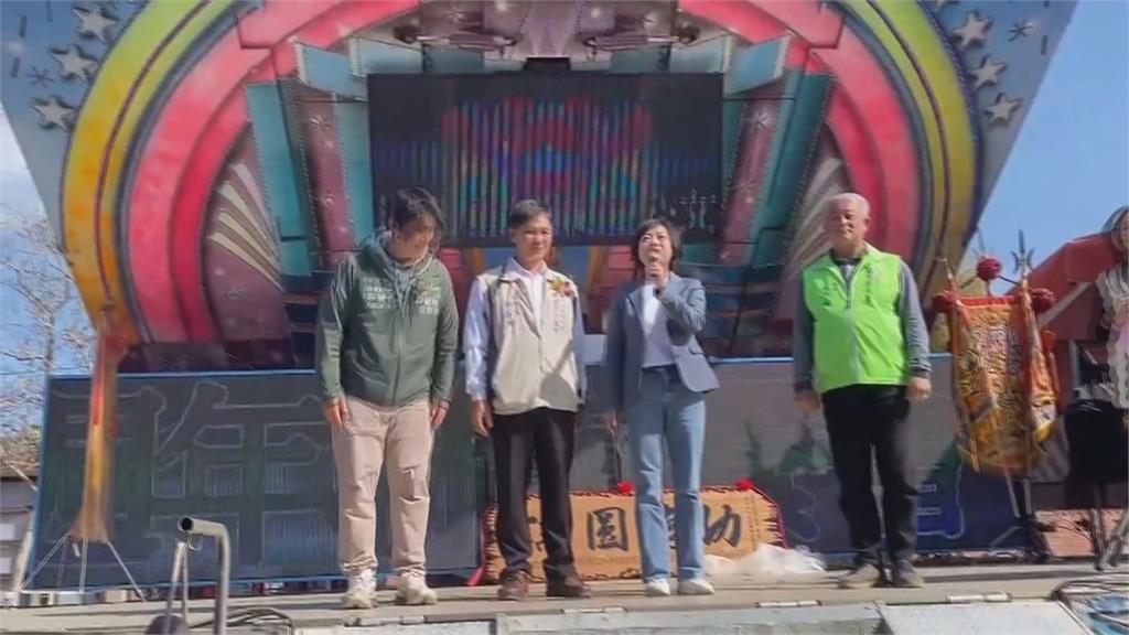 拚戰台中！何欣純勤跑基層　林佳龍讚：外號「市民市長」