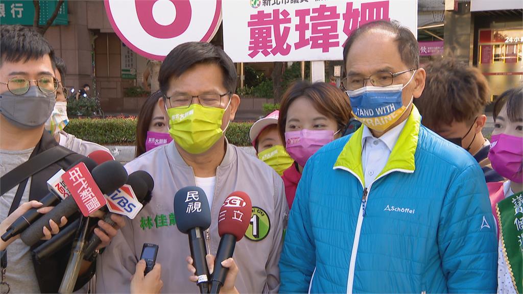 游錫堃陪車掃喚起熱情　林佳龍喊拒投半年市長