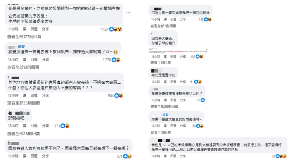 大安區路邊「萬元家具」被丟棄!帝寶垃圾桶撿到「這名牌」…千人洗版驚嘆