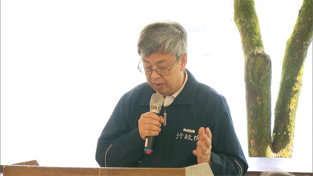 德基水庫蓄水量跌破6成! 陳建仁、王美花南下視察水情