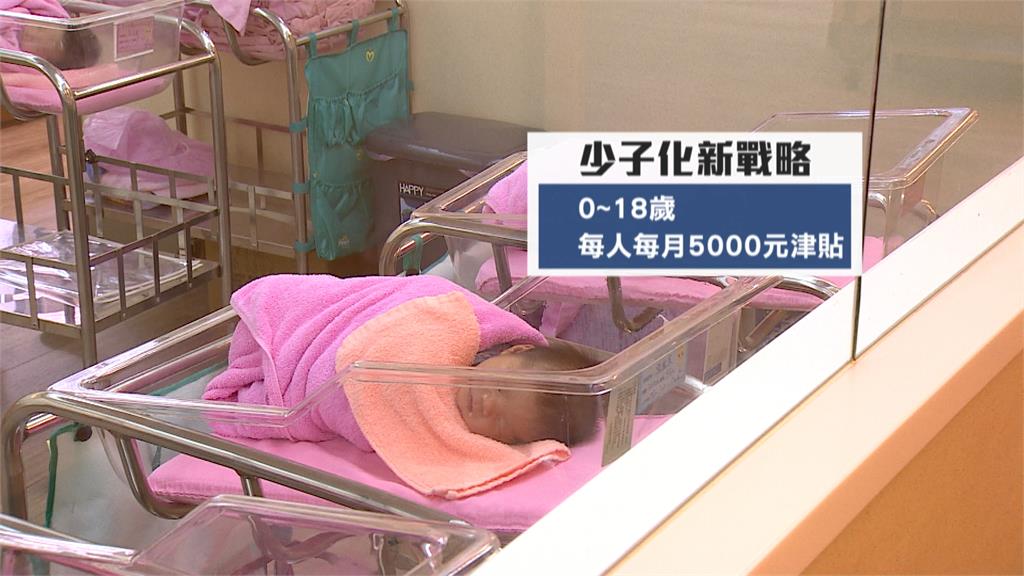 520大禮包少子女化新戰略 賴總統:每月補助5000元