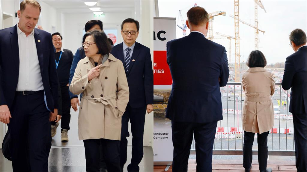 蔡英文「霸總黑風衣」沒了!飛德國「造型大爆改」網尖叫:這麼帥的嗎?