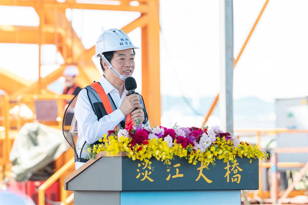 快新聞／盛讚淡江大橋「世界重要工程」　賴清德：地方財政好要扛更多責任
