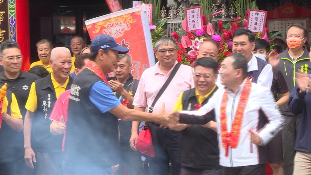 侯友宜赴雲林宮廟參香 張麗善稱有其他行程未陪同