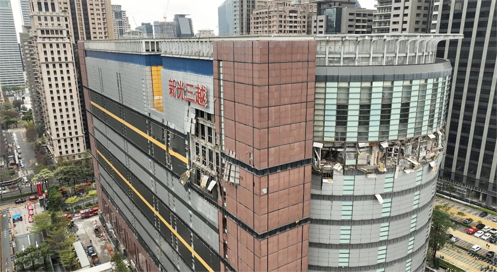 新光三越氣爆12樓面目全非 土木技師現場勘查:結構安全