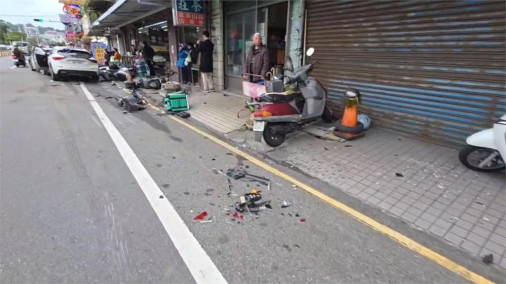 基隆男子毒駕衝撞10多車 撞死無辜女行人