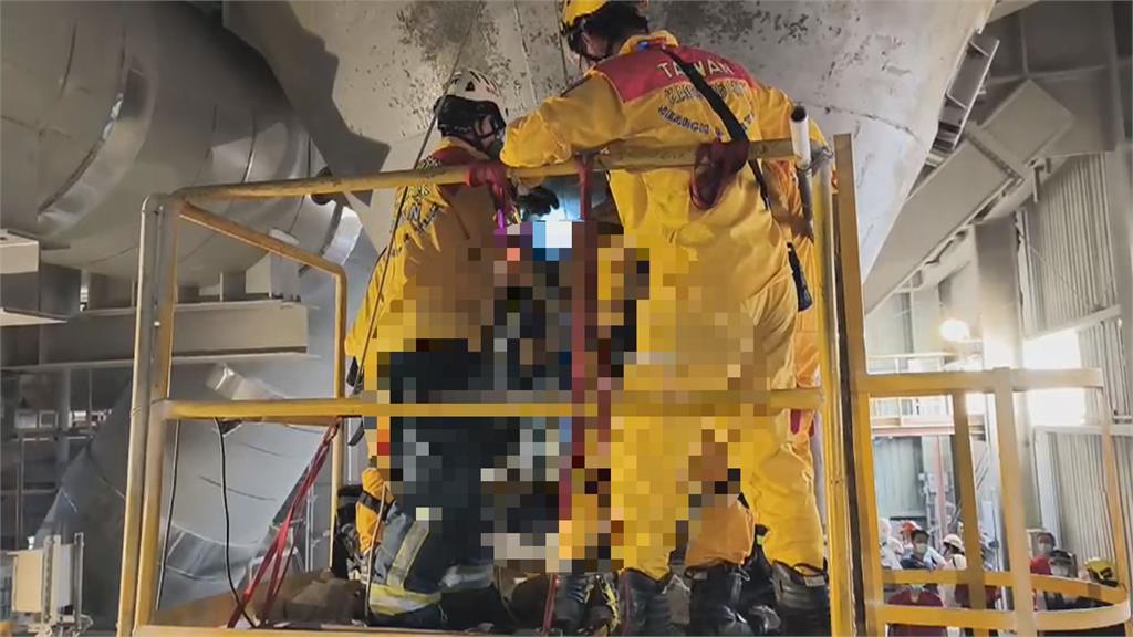 高雄研磨廠清槽作業工安意外　1工人遭崩落原料掩埋身亡