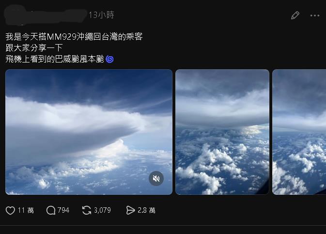 她機上疑見「巴威本人」！畫面曝光網喊「邊角料而已」：絕不只這樣