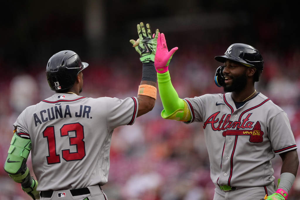 MLB(影)/小阿庫尼亞再炸429呎怪力彈!勇士們狂轟猛炸戰績全大聯盟第一