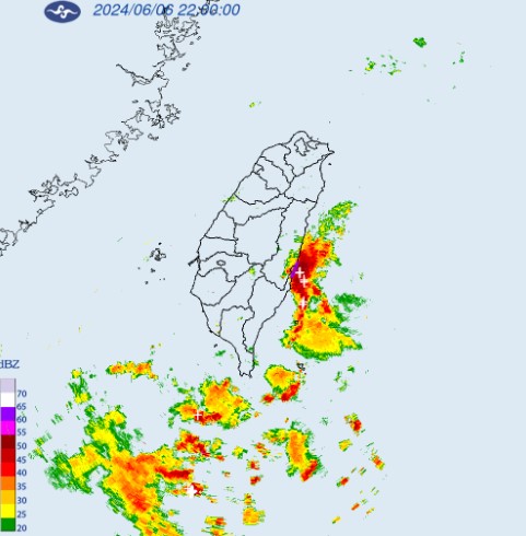 快新聞/晚間氣象署針對「5縣市」發布大雨特報 花東慎防「大雷雨」影響