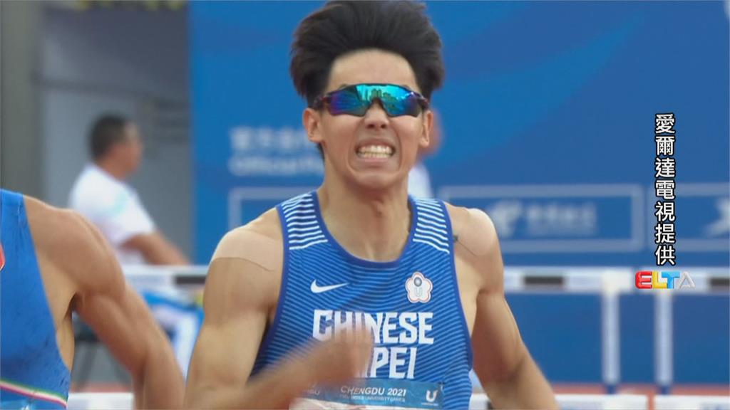 台灣隊第三金　彭名揚400跨欄達奧運參賽門檻