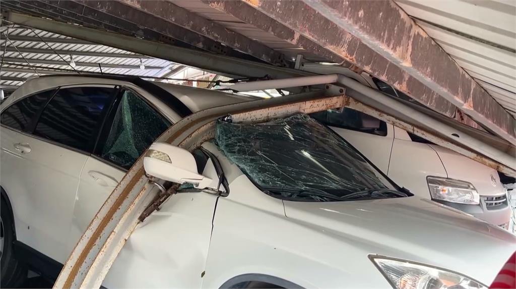毀了!台南車體鍍膜廠剛開幕遇風災 財損逾300萬
