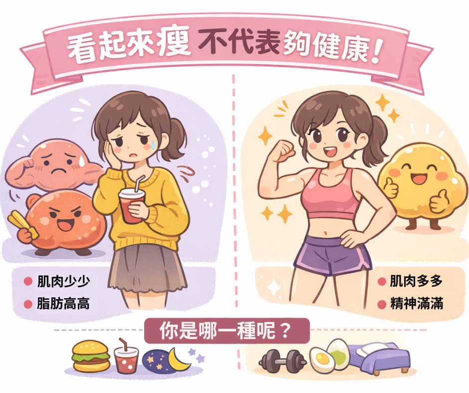 看起來瘦卻可能是肌少症！醫點名年輕化4大主因：不到50歲體力竟像老人