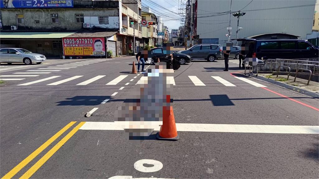 快新聞／行人地獄？台中神岡89歲老婦過馬路　竟慘遭大卡車活活撞死