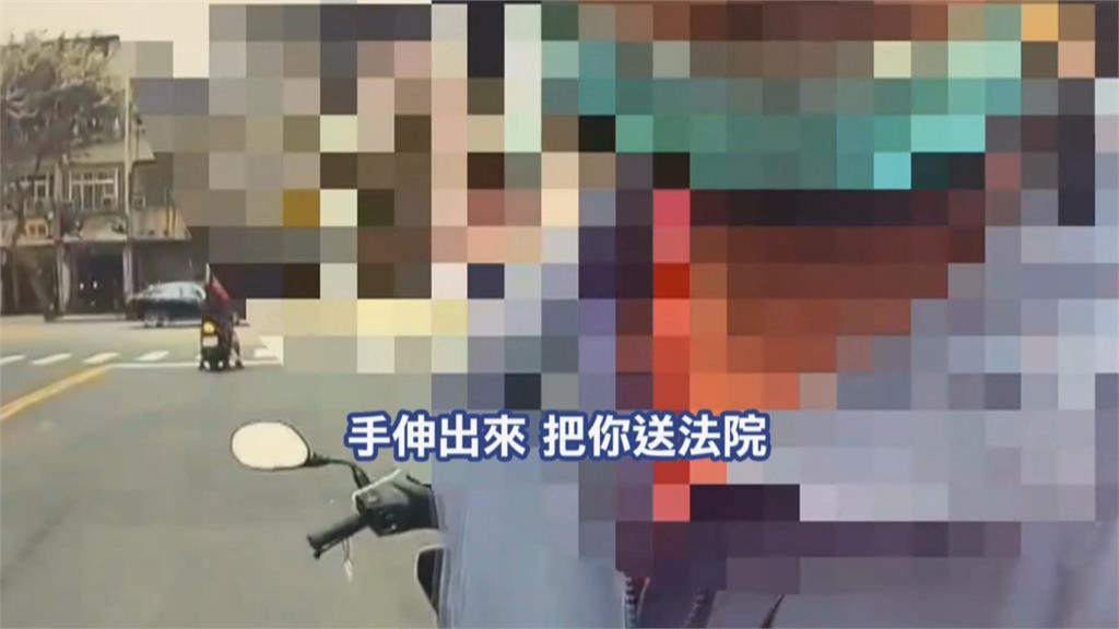 危險駕駛遇盤查不配合! 高雄騎士動口又動手被逮送辦