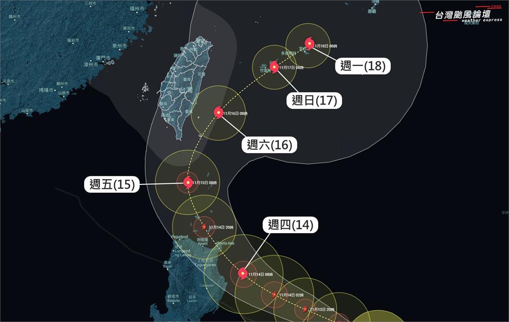 天兔「門前大迴轉」掃過台灣!3縣市迎第一波雨勢「1情況」北部逃不過