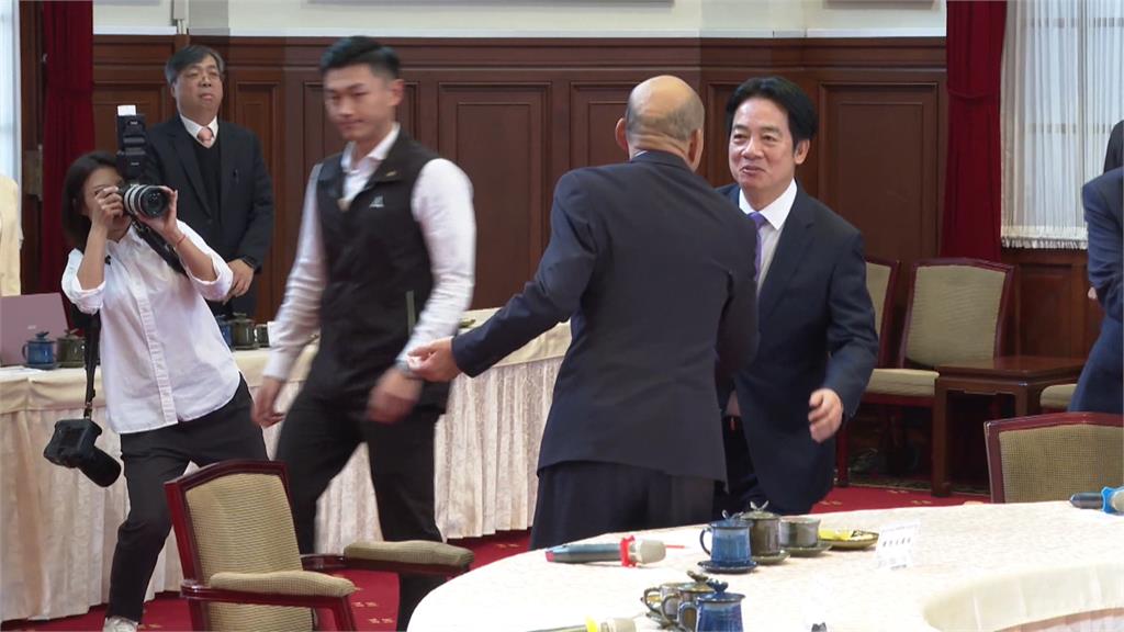 邀請五院院長茶敘 賴總統:盼化誤解為理解 化分歧為團結