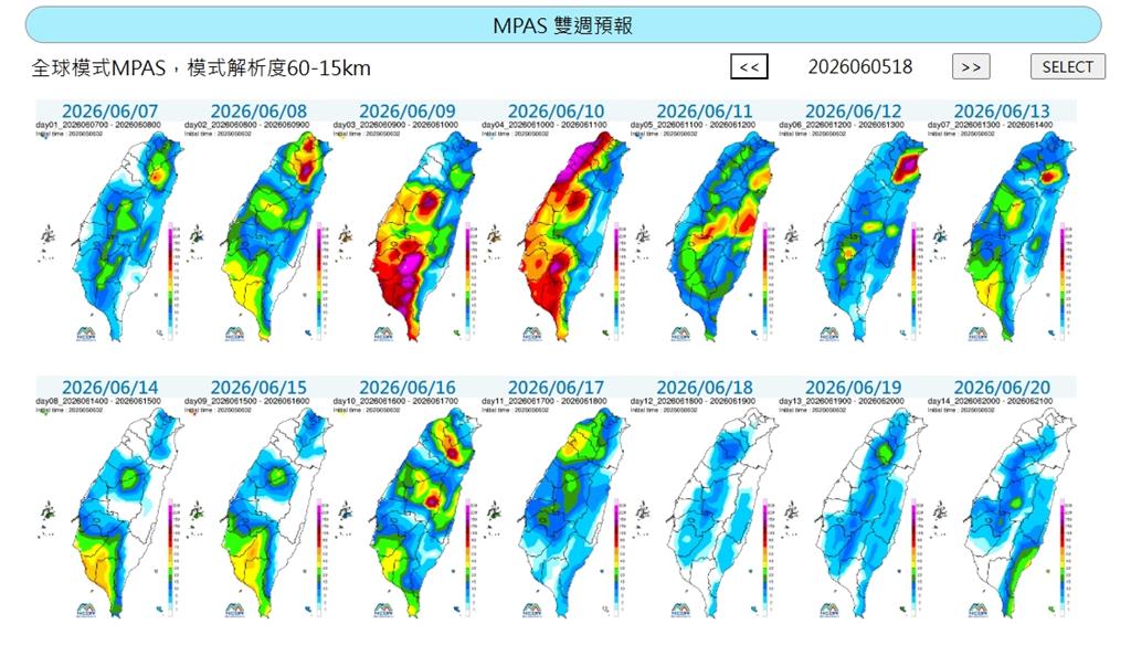 天氣回穩別被騙！專家爆「梅雨旺盛期開炸8天」紫爆降水熱區坐穩了