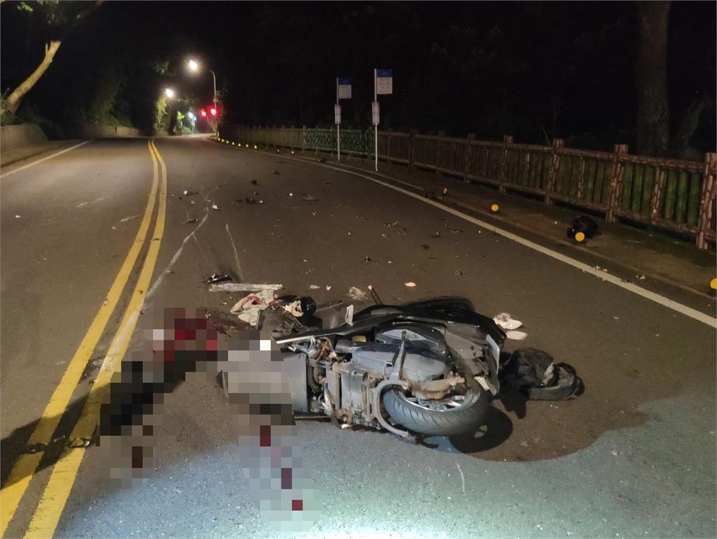 快新聞／仰德大道深夜重大車禍！小貨車跨線超車　22歲男大生魂斷山路