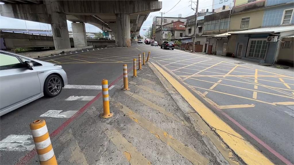 碰!聯結車切換車道沒減速 煞不住...擦撞直行賓士
